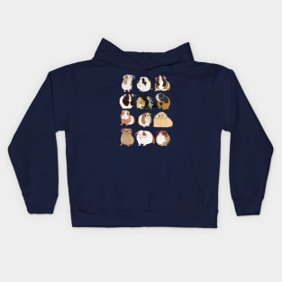 Guinea Pigs in Glasses Kids Hoodie